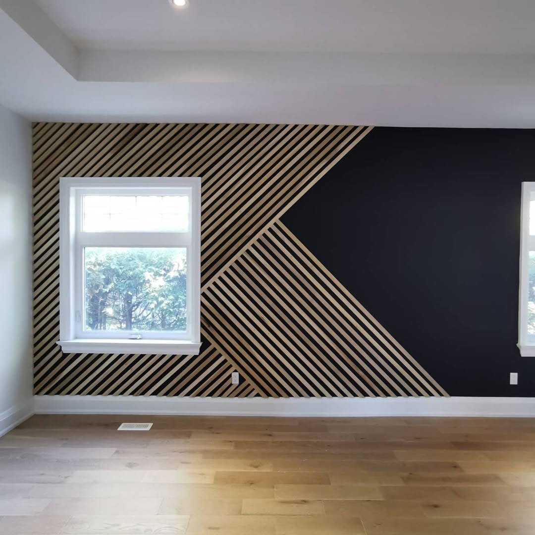 wall with colorful geometric patterns
