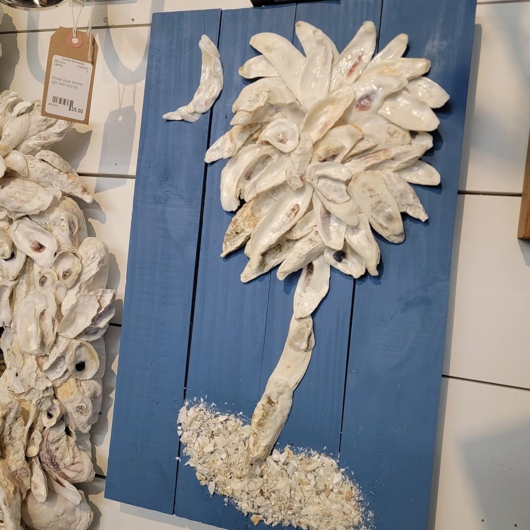 Breezy boho wall hanging with shells