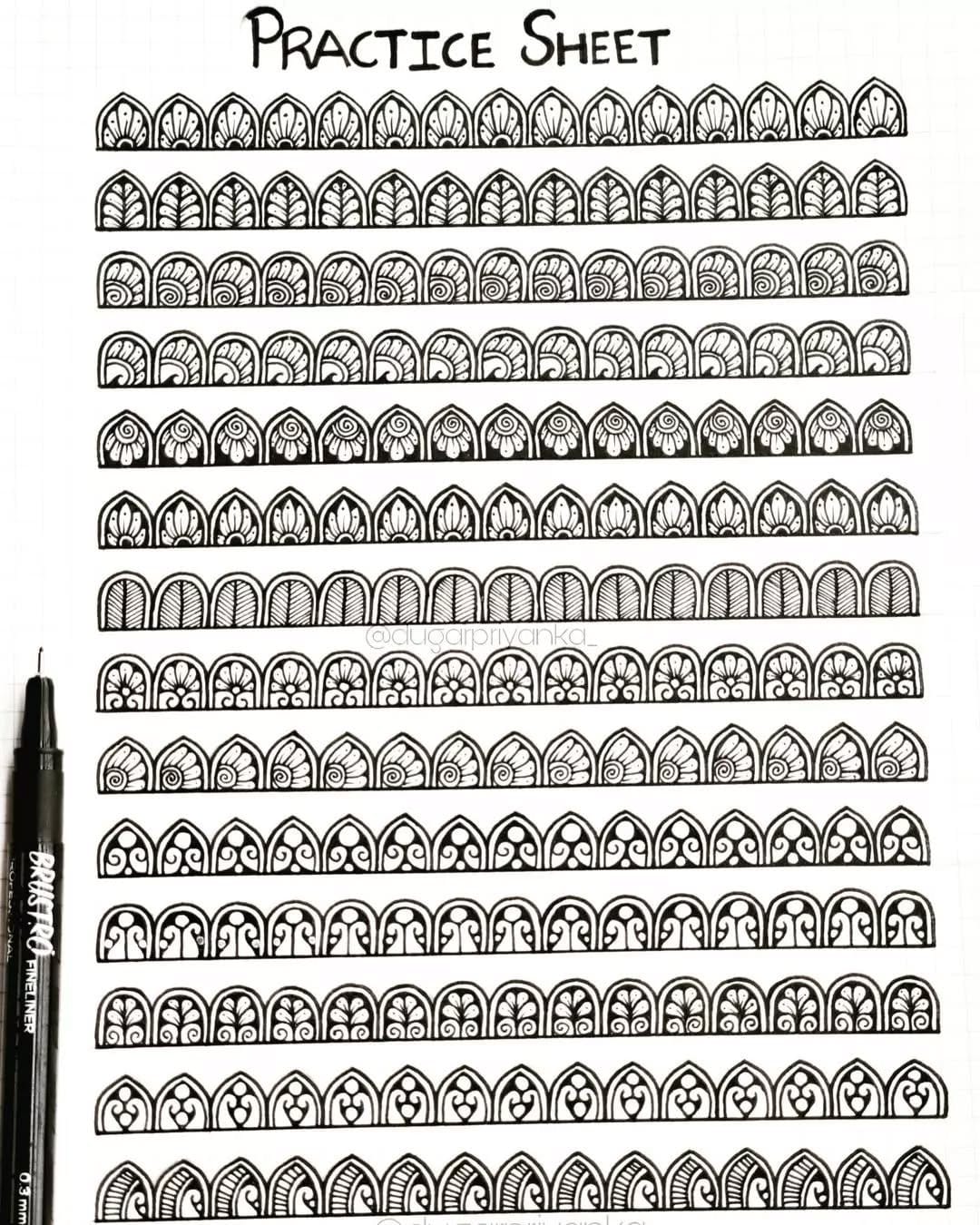 Intricate mandala string art pattern