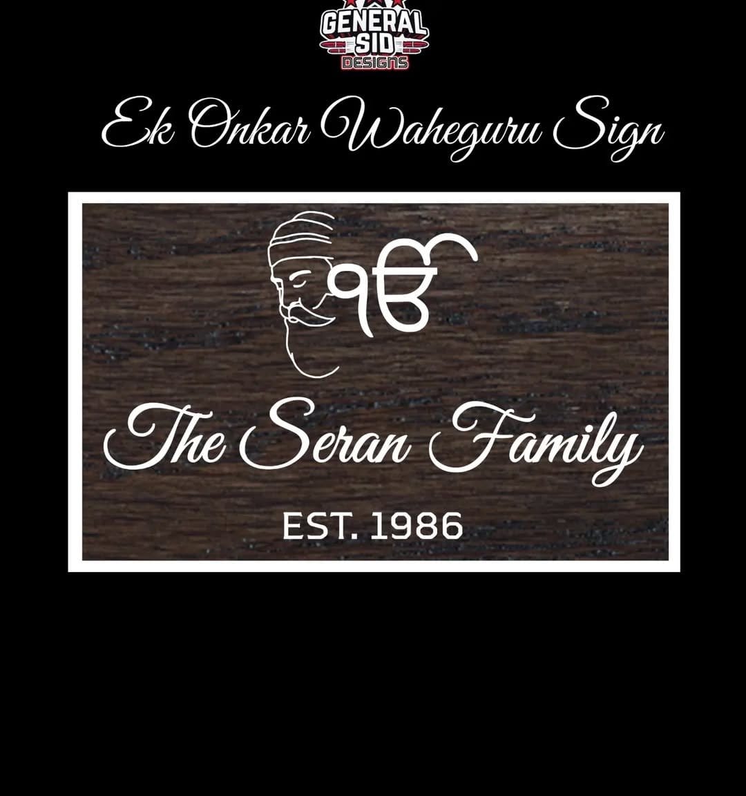 Elegant handmade shiplap family name sign