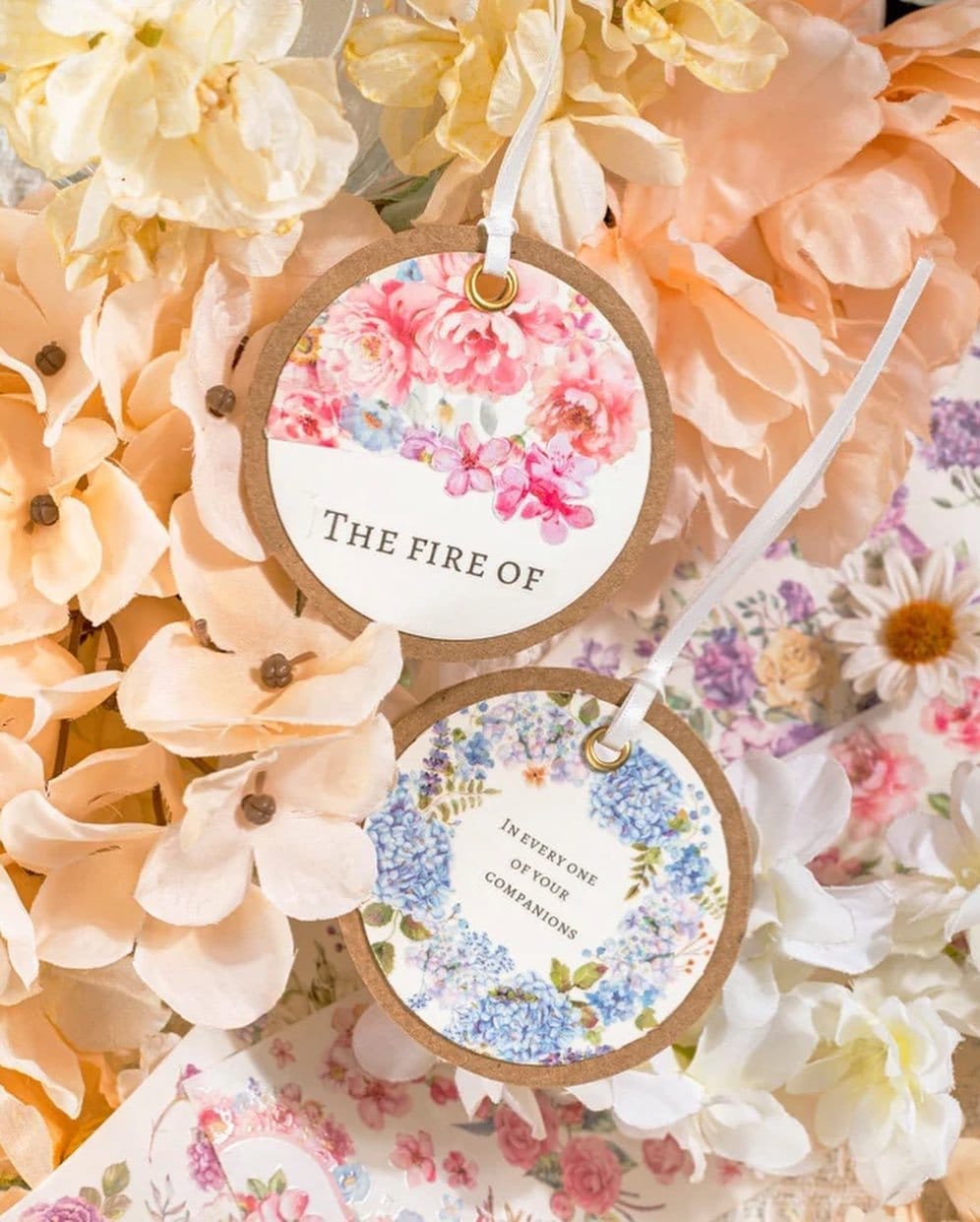 Colorful handmade washi tape photo frames
