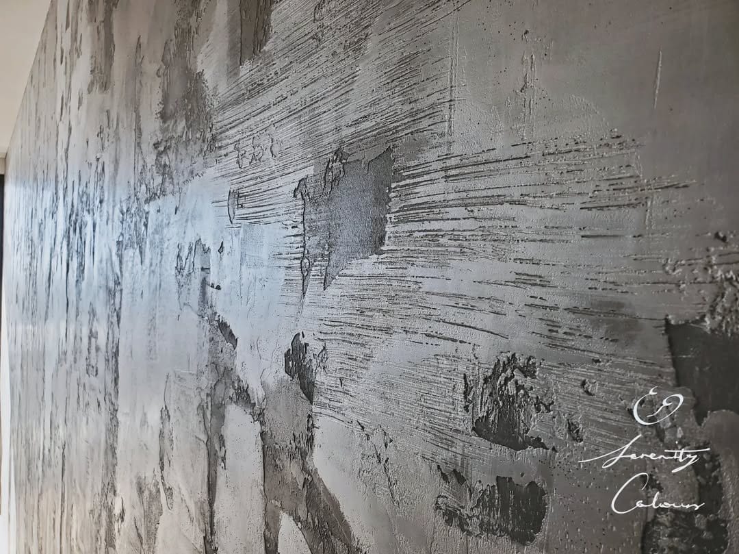 Plaster quote wall art display