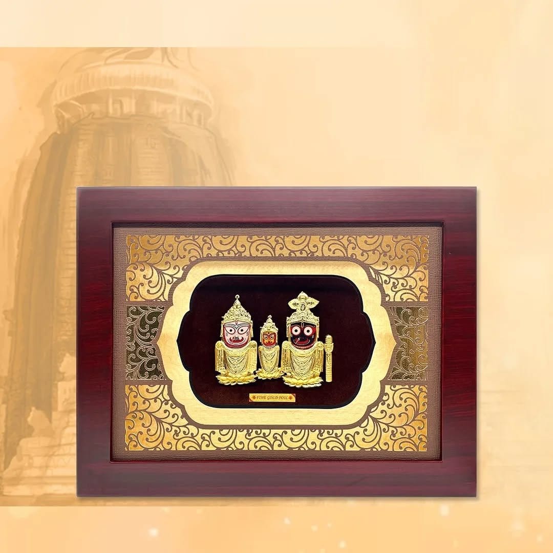 Elegant gold-dipped handmade photo frames
