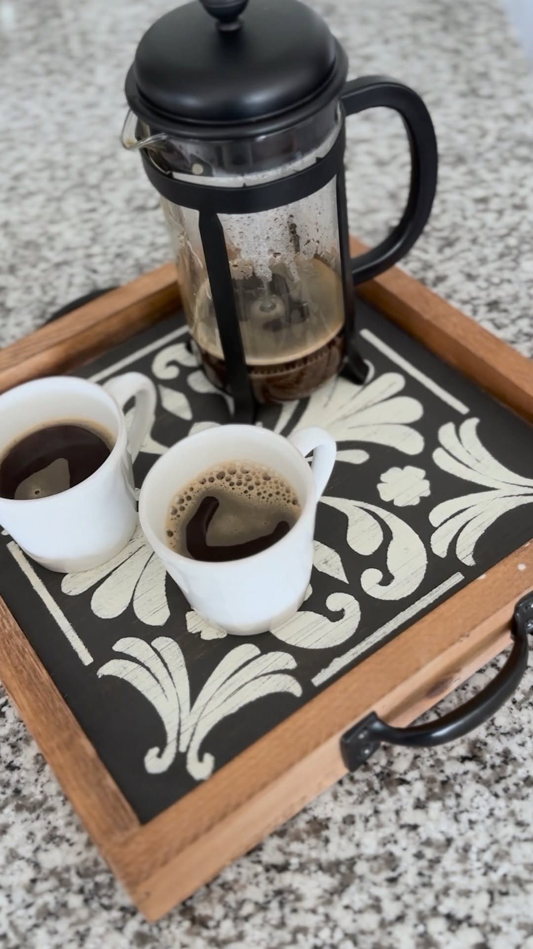 Rustic distressed DIY chalkboard menu