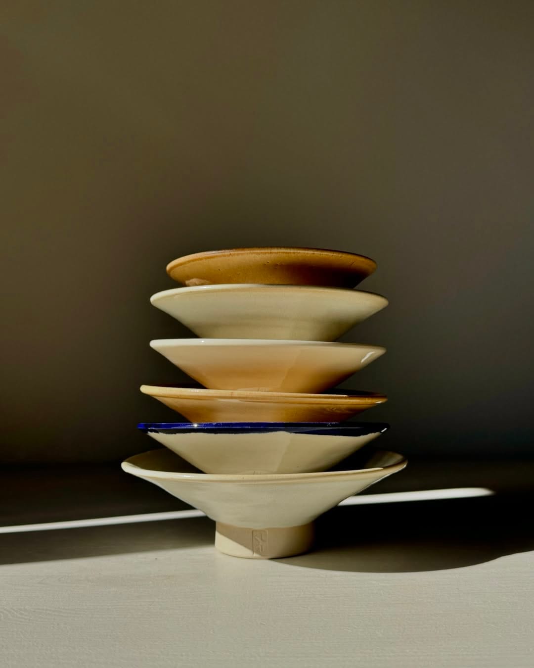 handmade ceramic soap dishes with glaze