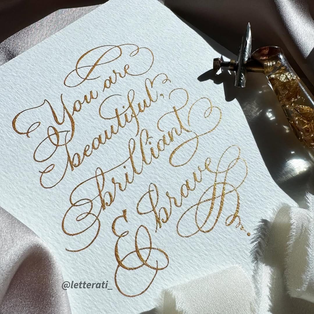 aged paper art with calligraphy and ink