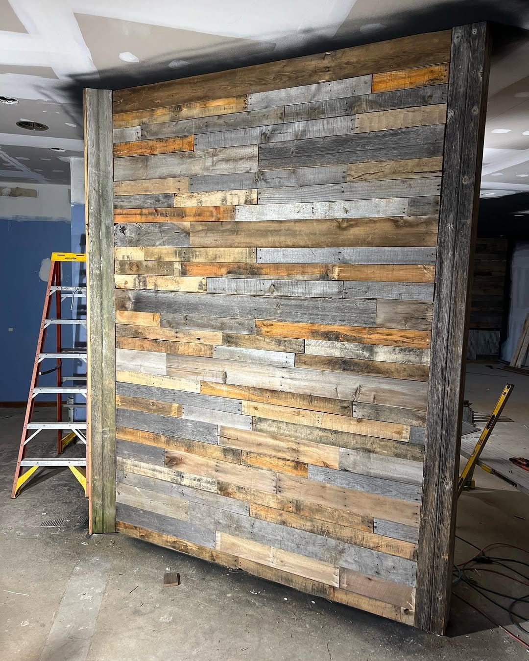 Rustic pallet wood wall sign