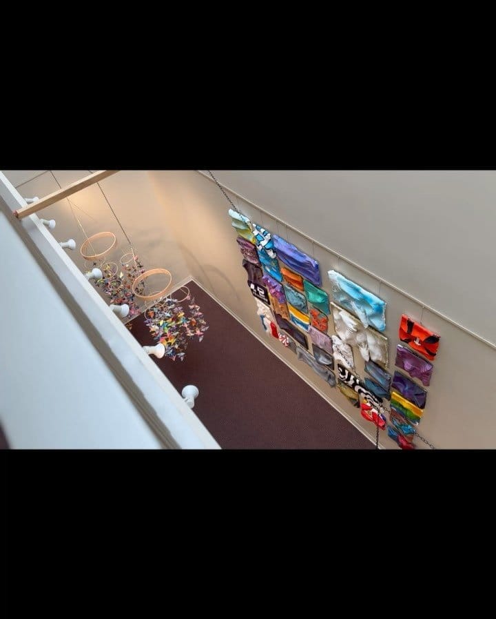 Interactive plaster wall art display