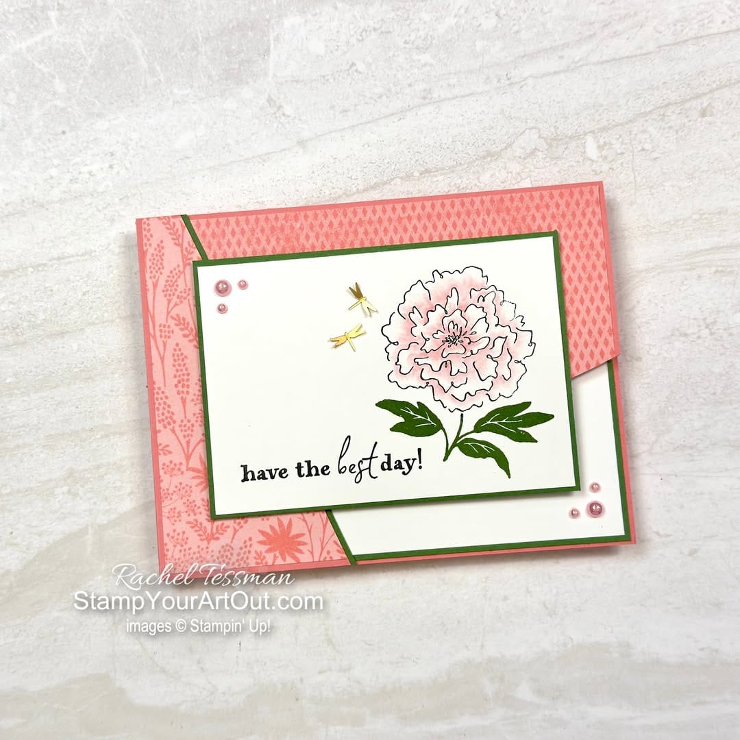 elegant hand-stamped stationery set
