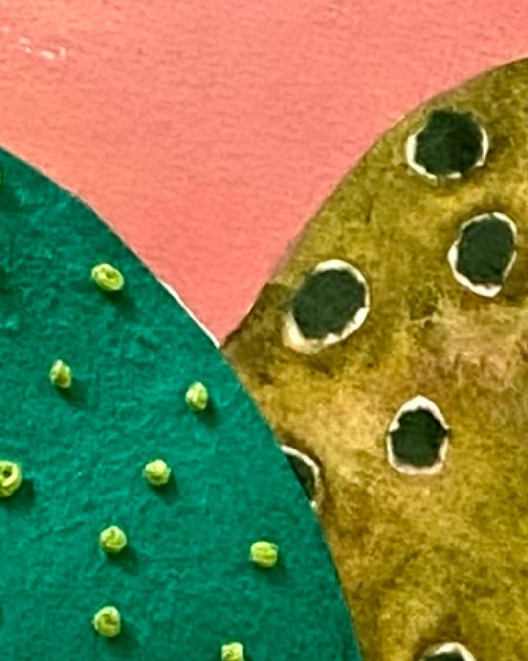 Cheerful cactus string art decor
