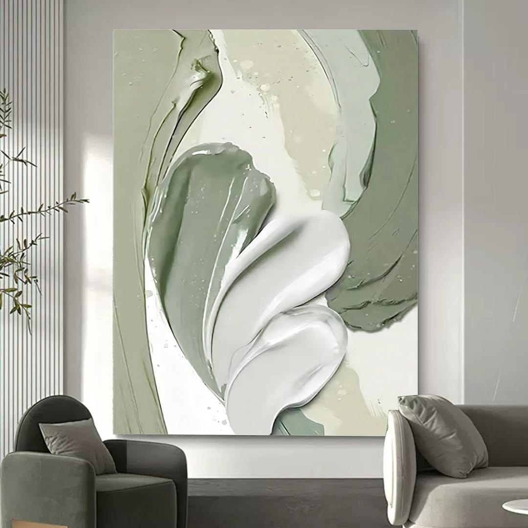 Canvas with personalized abstract art