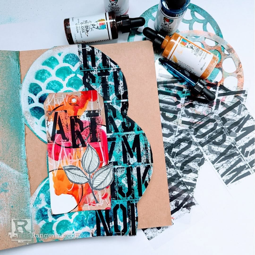 Dynamic mixed media DIY wall art