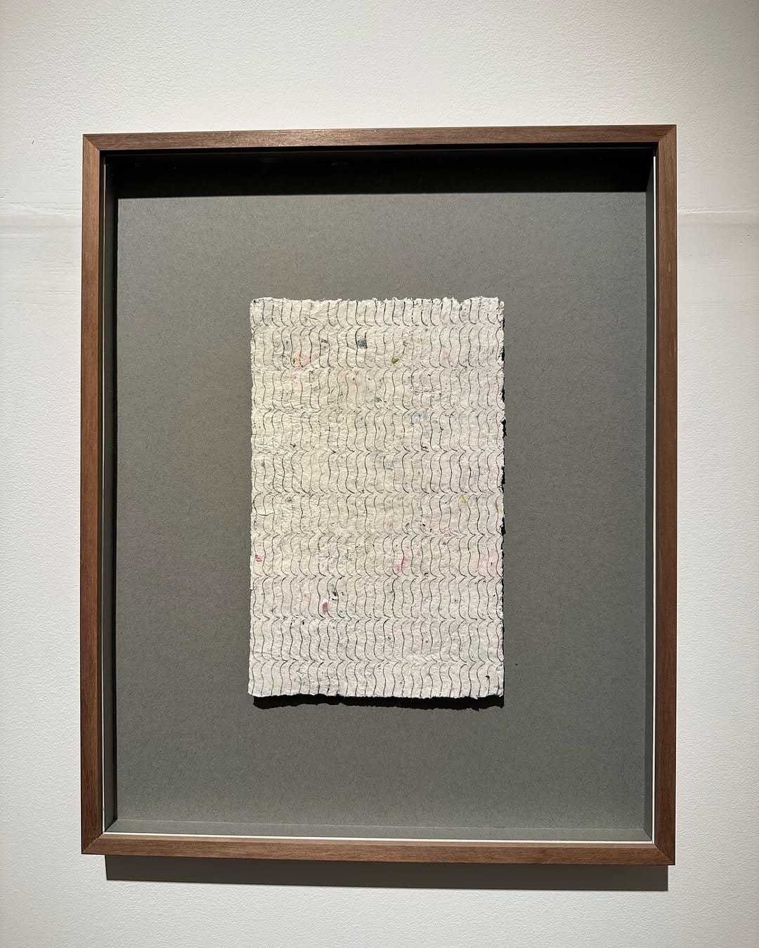 Minimalist plaster line art display