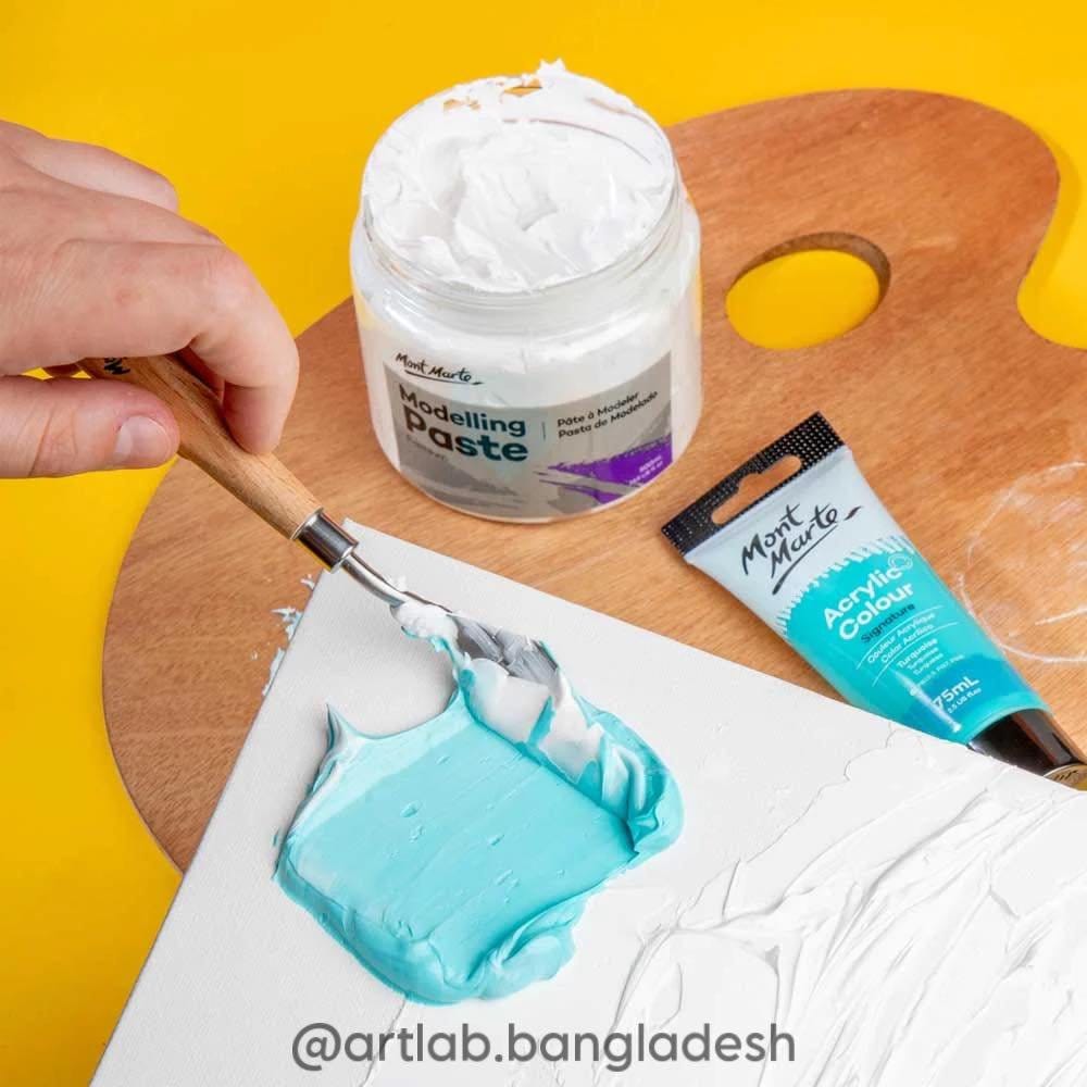 Modern modeling paste handmade canvas art