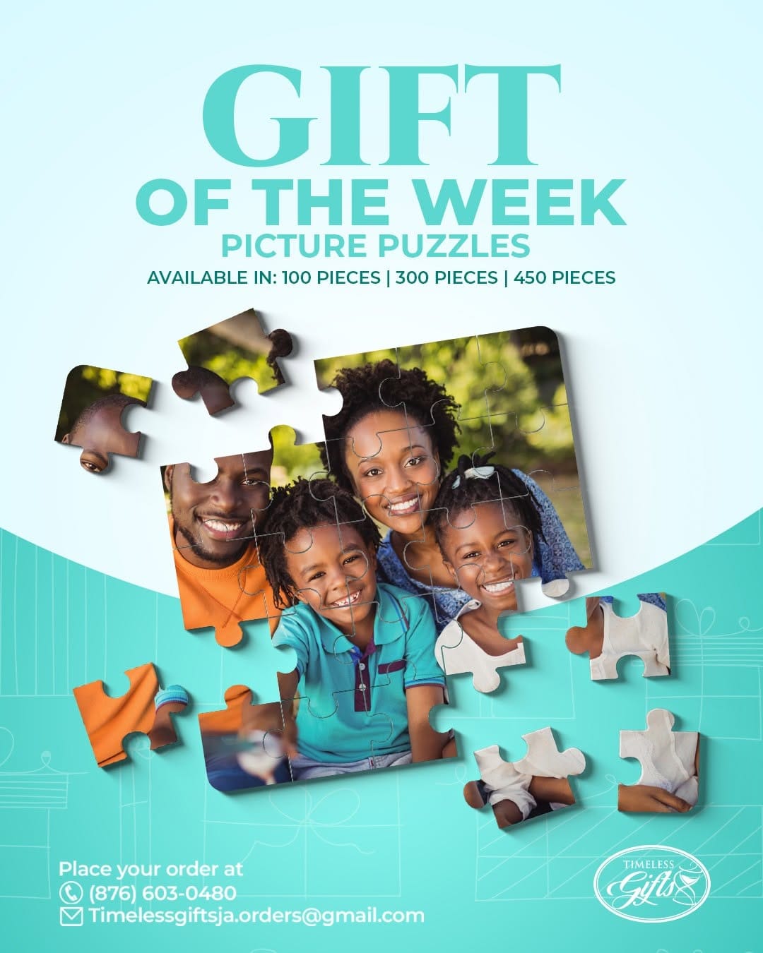 custom puzzle with a personal photo