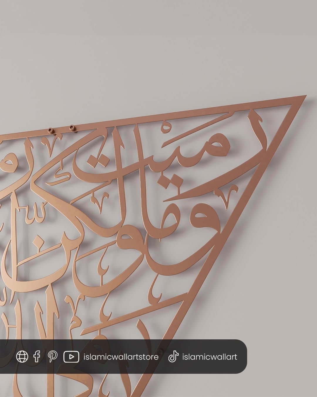 Bold triangle geometric wall art