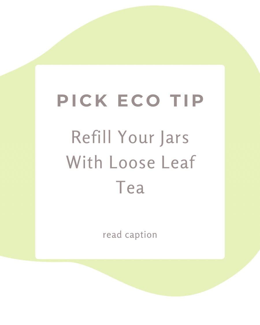 jars of loose leaf tea blends with labels