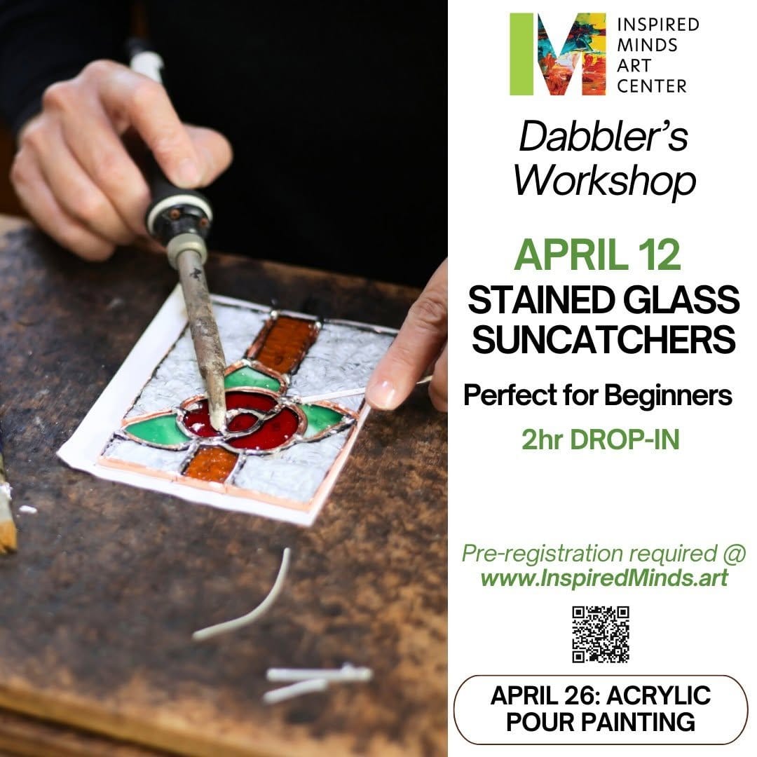 Bright handmade suncatcher