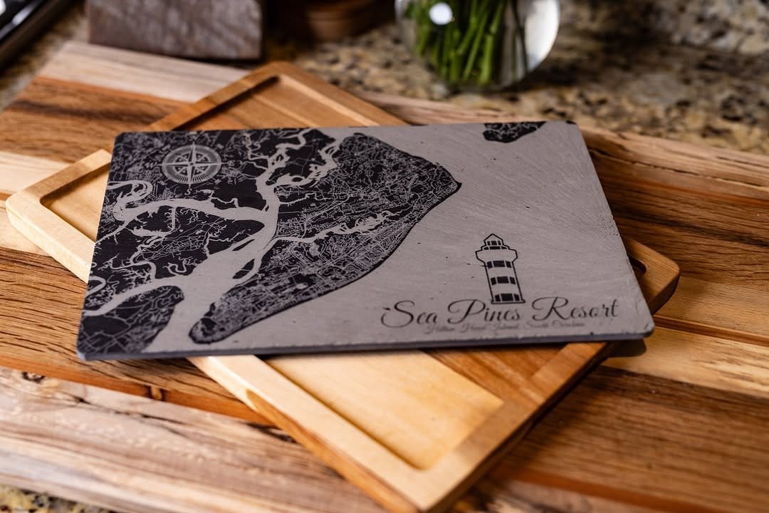 Modern personalized coordinates sign