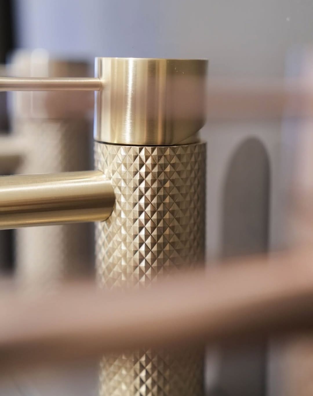 close-up of decorative cabinet knobs