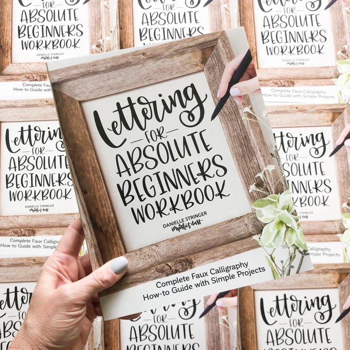 rustic wooden sign with calligraphy quote