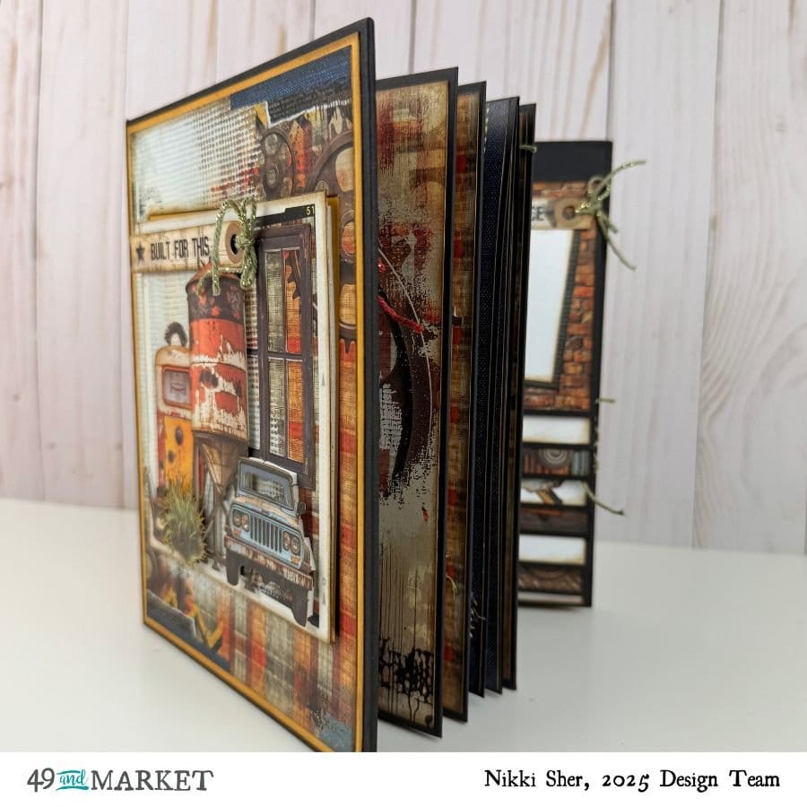 Creative DIY magazine strip shadow box